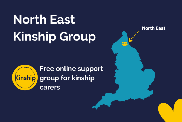 Map showing location of North East Kinship Group